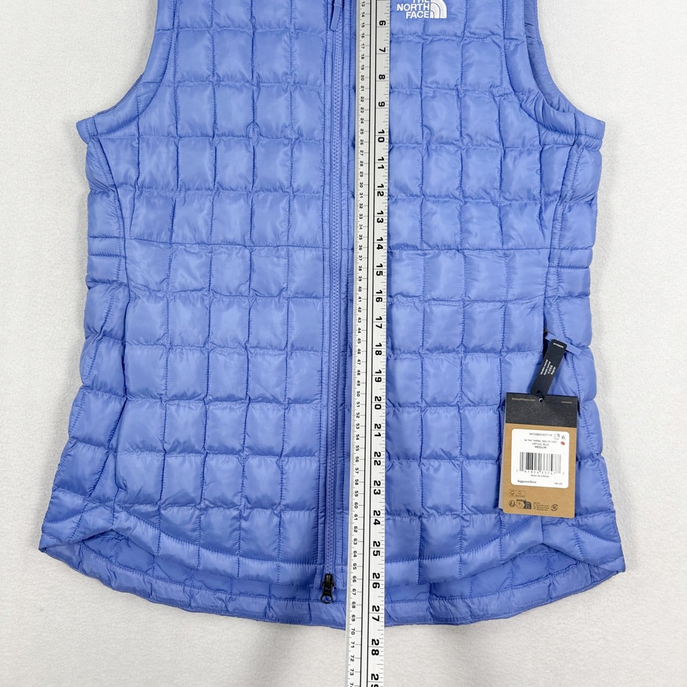 The North Face Thermoball Insulated Vest Size M Womens Virtual Blue NEW - Picture 6 of 9
